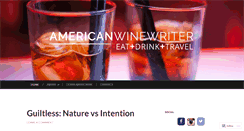 Desktop Screenshot of americanwinewriter.com