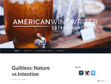 Tablet Screenshot of americanwinewriter.com